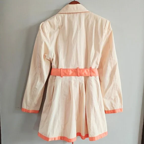 BLACK RIVET Double Breasted Trench Coat - Picture 6 of 16